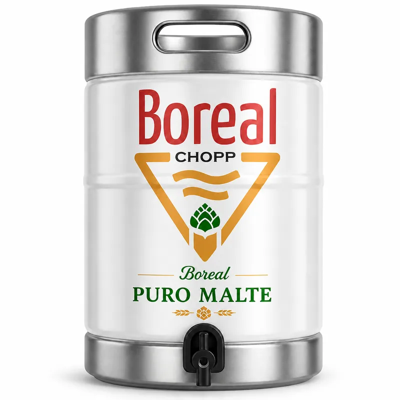 Barril de chopp Boreal Puro Malte